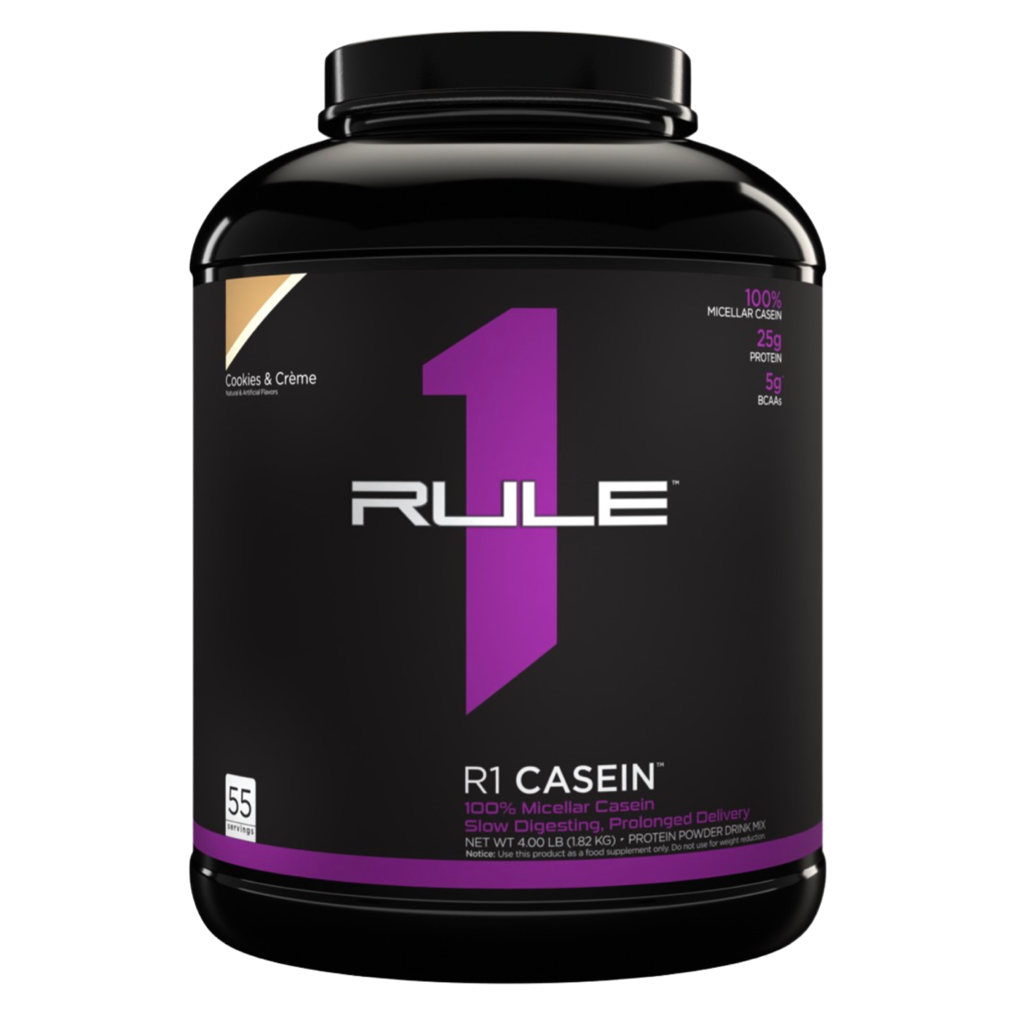 R1 Casein 55 Serve Cookies & Creme