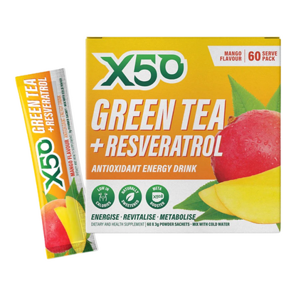 X50 Green Tea 60 Serve Mango