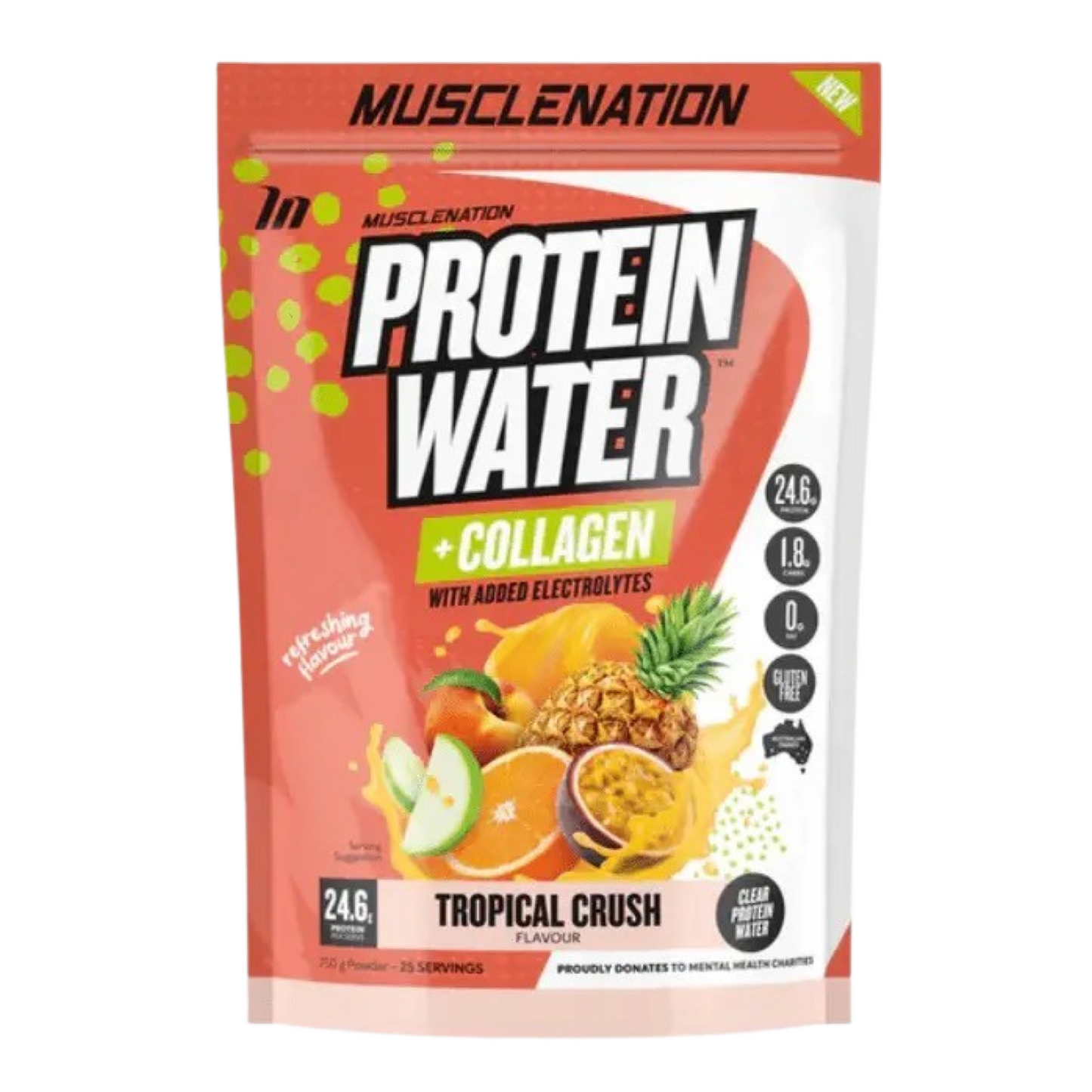 Muscle Nation Protein Water Tropical